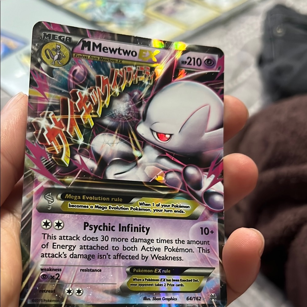 Mega Mewtwo EX Pokémon Card